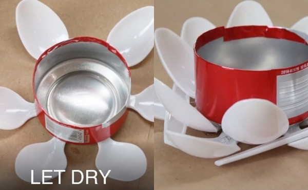 Cách làm chân nến hoa sen từ vỏ lon nước ngọt - Ảnh 5 Cách làm chân nến hoa sen từ vỏ lon nước ngọt - Ảnh 5