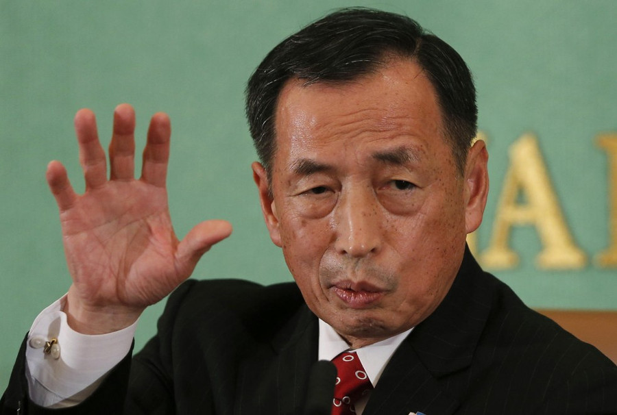 Ông Toshio Tamogami. Ảnh: SCMP