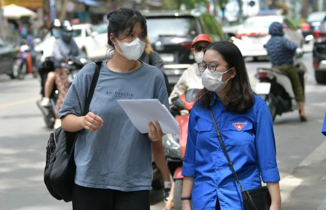 Thí sinh Hà Nội tự tin sau Kỳ thi. Ảnh minh họa: Thế Đại