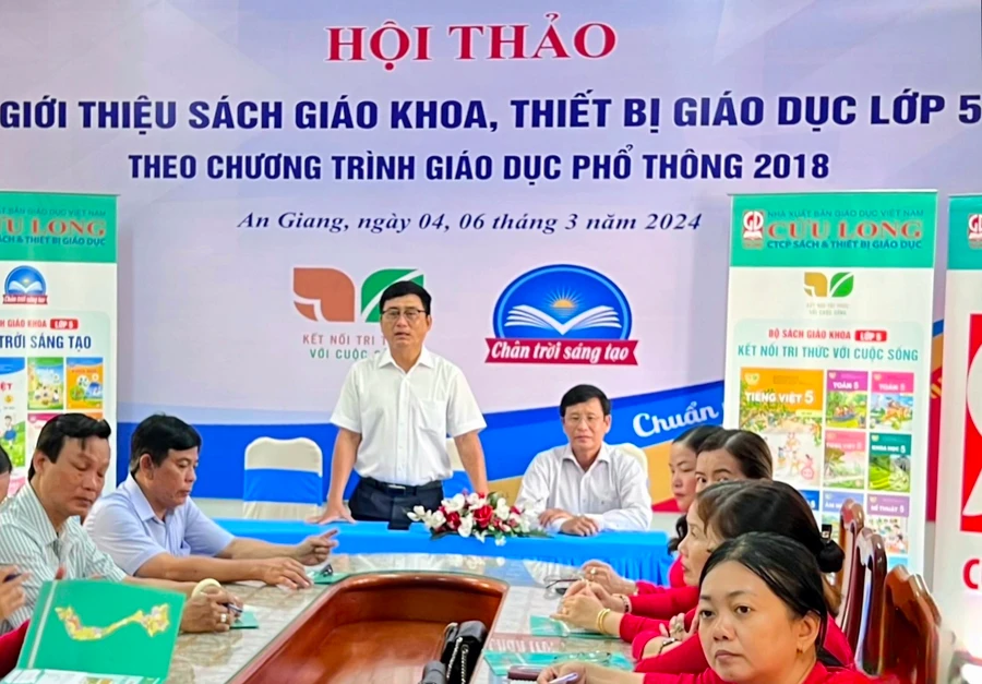 An Giang tổ chức Hội thảo giới thiệu SGK lớp 5 