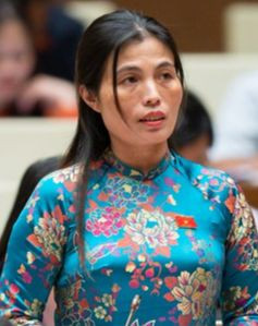 Bà Hồ Thị Minh. Bà Hồ Thị Minh.