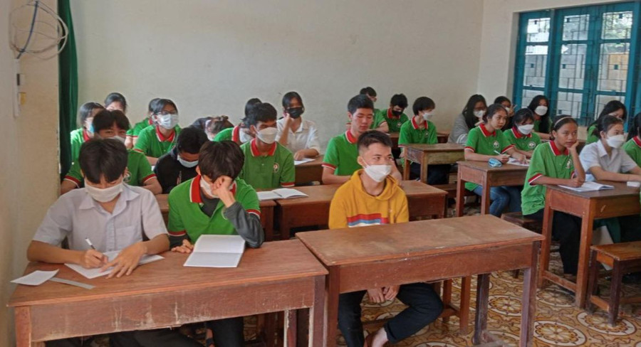 Học viên Trung tâm GDNN – GDTX TP Buôn Ma Thuột (tỉnh Đắk Lắk). Ảnh NTCC Học viên Trung tâm GDNN – GDTX TP Buôn Ma Thuột (tỉnh Đắk Lắk). Ảnh NTCC