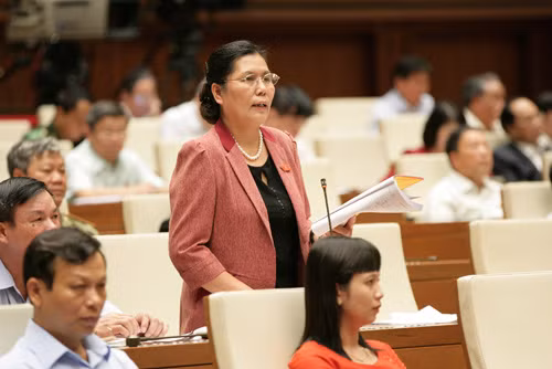 ĐB Nguyễn Thị Thanh Hòa cho rằng cần bổ sung quy định để đảm bảo quyền lợi của con dâu, con rể