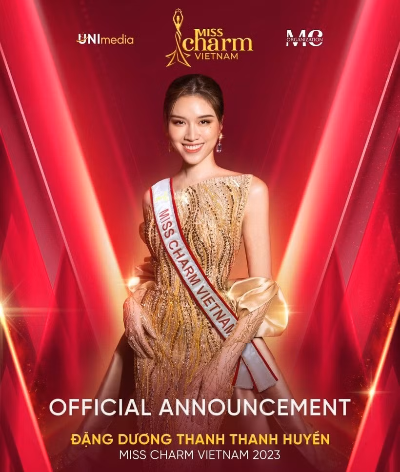 Thanh Thanh Huyền trở thành đại diện Việt Nam tại cuộc thi Hoa hậu Sắc đẹp Quốc tế 2023 (Miss Charm 2023).