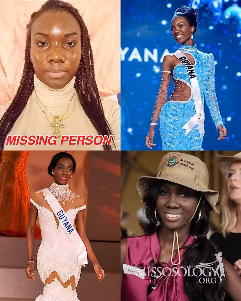 Hoa hậu Guyana 2012 - Ruqayyah Boyer được gia đình thông báo mất tích ở Mỹ.