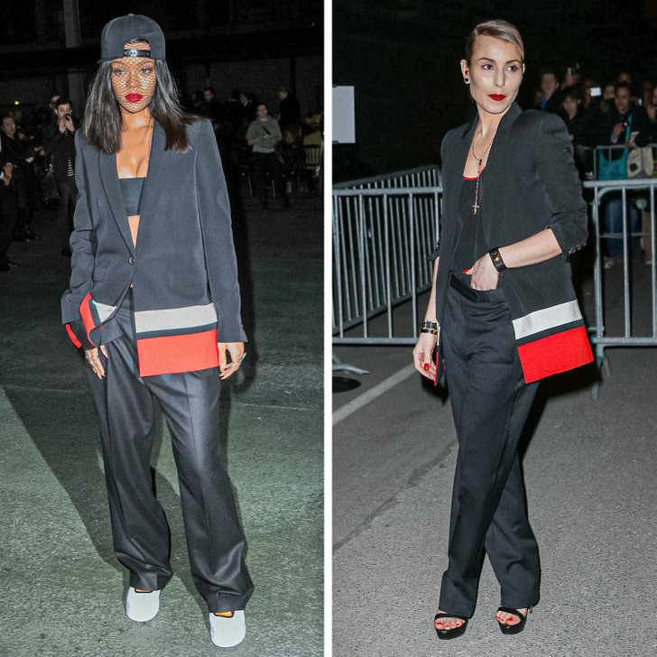 Rihanna và Noomi Rapace. Rihanna và Noomi Rapace.