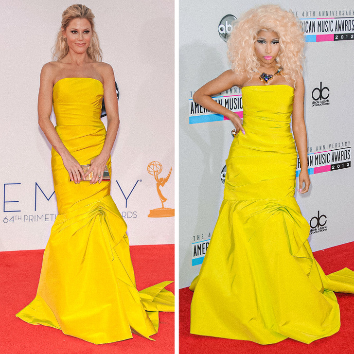Julie Bowen và Nicki Minaj. Julie Bowen và Nicki Minaj.