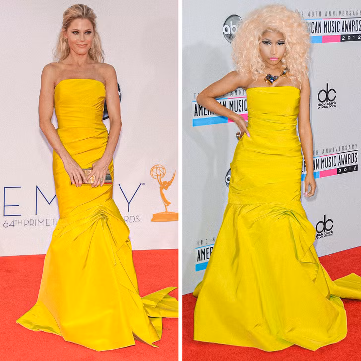 Julie Bowen và Nicki Minaj.