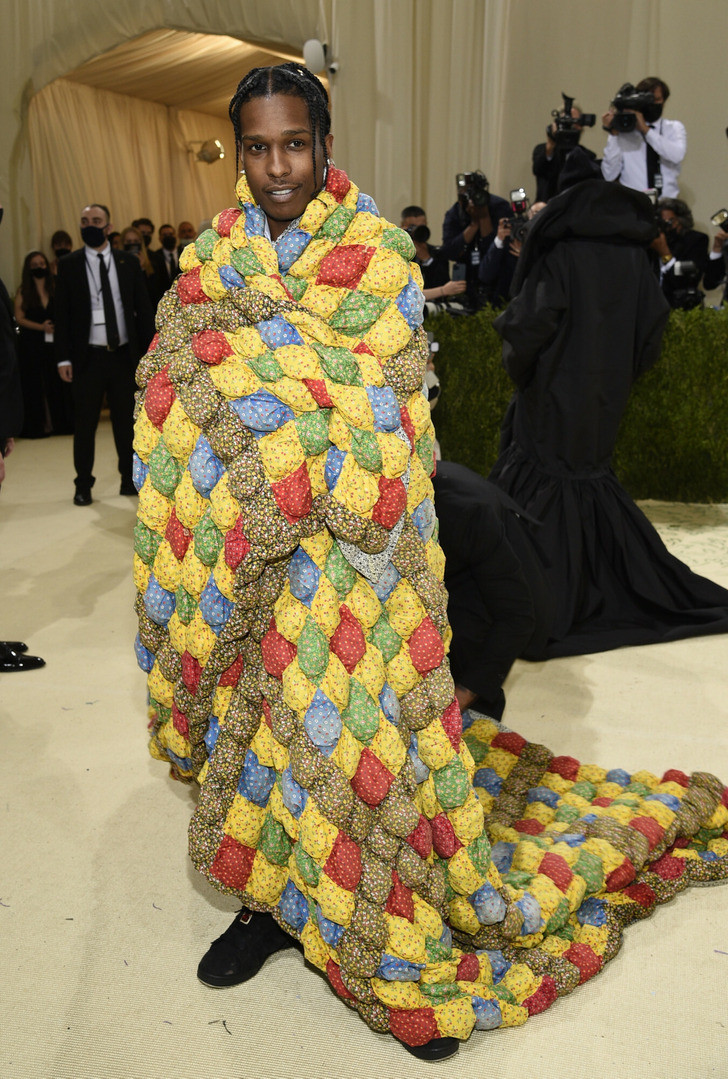 A$AP Rocky tại Met Gala. A$AP Rocky tại Met Gala.