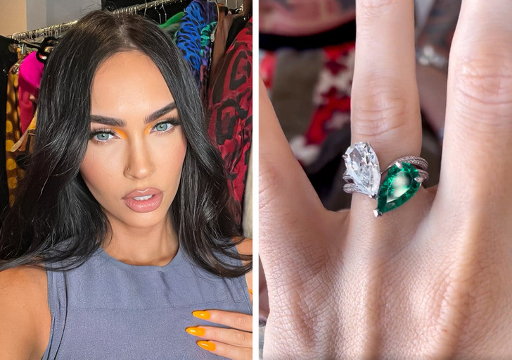 Nhẫn đính hôn của Megan Fox trị giá khoảng 400.000 USD (hơn 9.3 tỷ đồng).