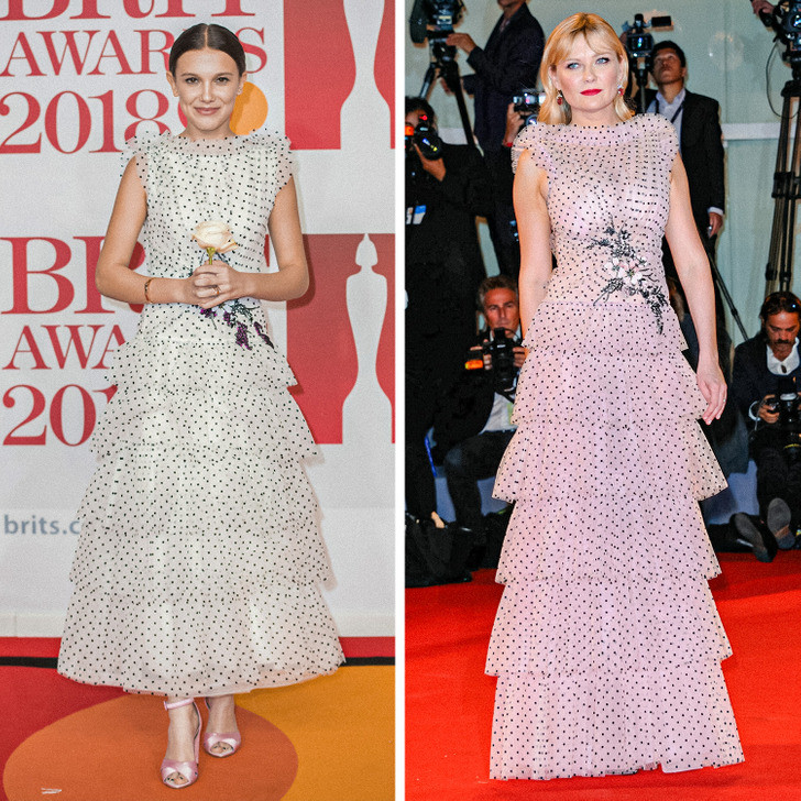 Millie Bobby Brown và Kirsten Dunst. Millie Bobby Brown và Kirsten Dunst.