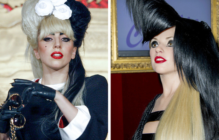 Tượng sáp của Lady Gaga có làn da trắng sáng như trứng gà. Tượng sáp của Lady Gaga có làn da trắng sáng như trứng gà.