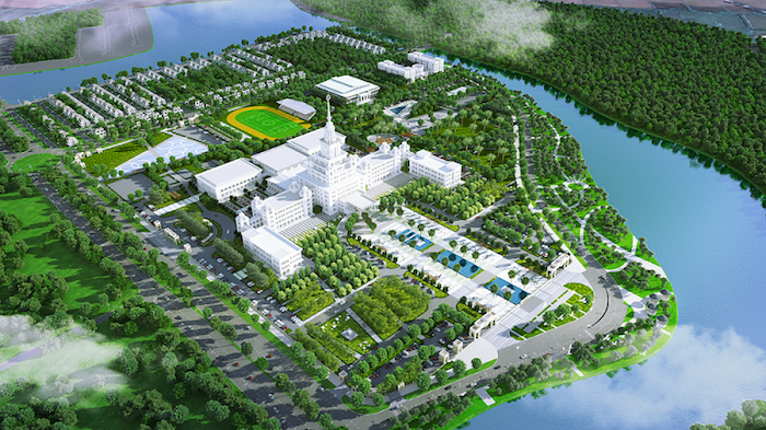 Tổng thể khuôn viên đại học VinUni Tổng thể khuôn viên đại học VinUni