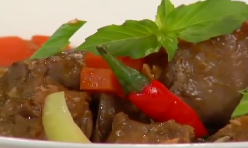 La mieng voi mon luoi lon kho que gion san sat