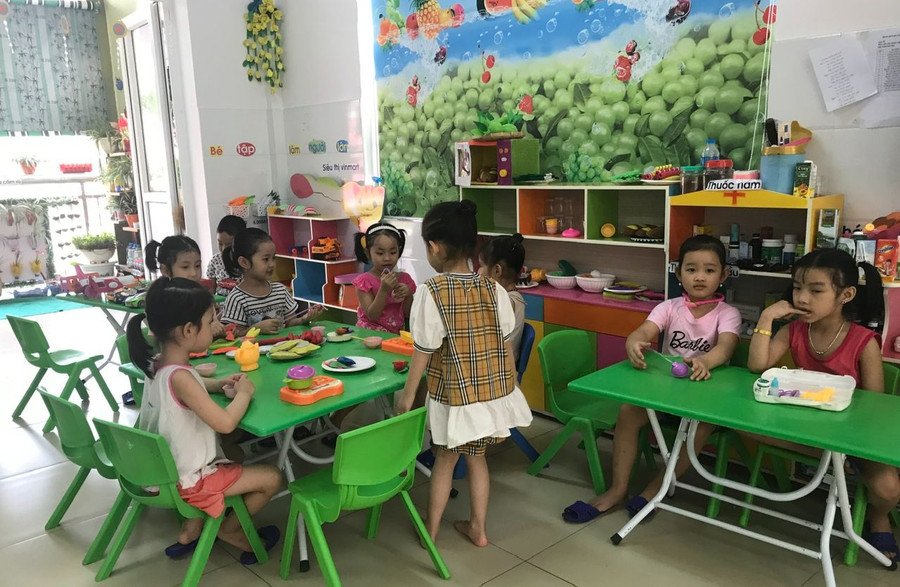 Trẻ mầm non vùng cao xã Nà Hẩu, huyện Văn Yên, tỉnh Yên Bái. Ảnh: Hạ Vy Trẻ mầm non vùng cao xã Nà Hẩu, huyện Văn Yên, tỉnh Yên Bái. Ảnh: Hạ Vy