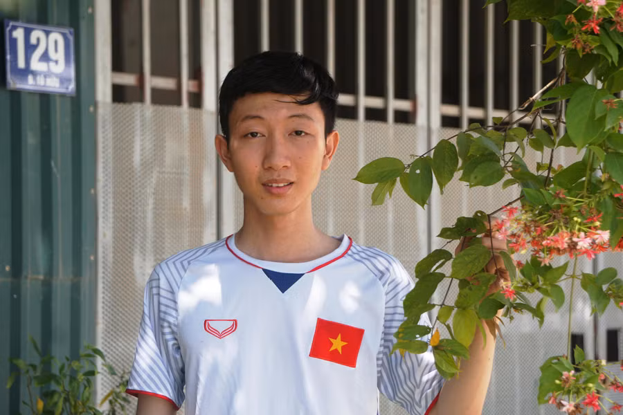 Thủ khoa khối A00 của Thanh Hóa, em Nguyễn Đức Thắng, Trường THPT Hậu Lộc 2 (Hậu Lộc, Thanh Hóa).