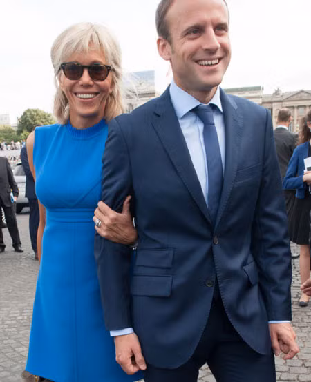 Chuyen tinh cua ung vien Tong thong Phap va vo hon 24 tuoi - Anh 1