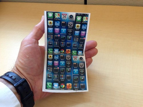 Màn hình trong tương lai sẽ gấp lại được.