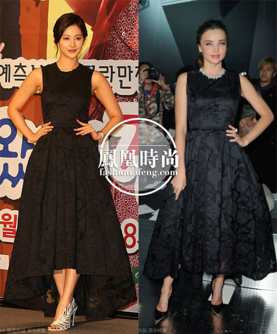 Oh Yeon Seo và Miranda Kerr cùng mặc thiết kế của H&M Conscious.