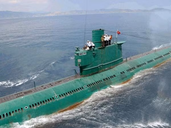 Một tàu ngầm của Triều Tiên. Nguồn: KCNA