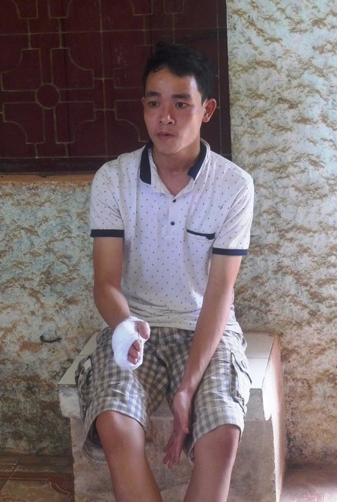 Hồ Chí Bảo tại cơ quan điều tra. Hồ Chí Bảo tại cơ quan điều tra.