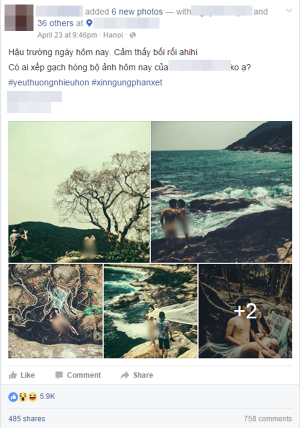 Bộ ảnh cưới nude của cô dâu chú rể ở Đà Nẵng gây bão mạng - Ảnh 1. Bộ ảnh cưới nude của cô dâu chú rể ở Đà Nẵng gây bão mạng - Ảnh 1.