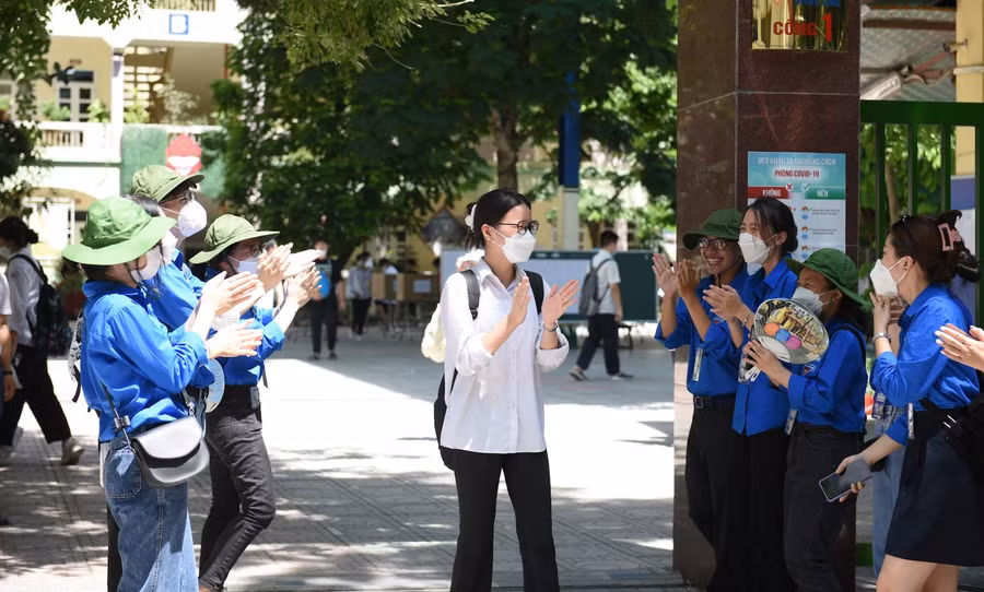 Thí sinh tham dự Kỳ thi tốt nghiệp THPT 2023. Ảnh: Thế Đại