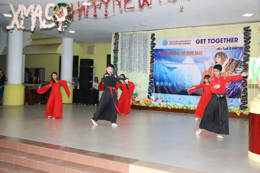 Tiết mục đặc sắc của sinh viên.