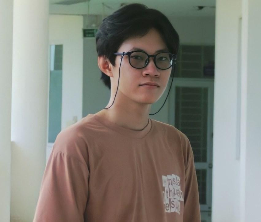 Sinh viên Nguyễn Lê Hoàng Minh.