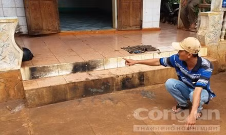 Hiện trường nơi xảy ra vụ phóng hỏa khiến 36 công nhân suýt bị thiêu sống.