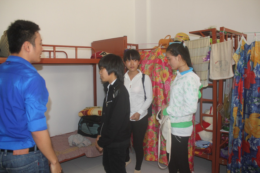 Thí sinh tại cụm thi Trà Vinh nhận chỗ trọ miễn phí.