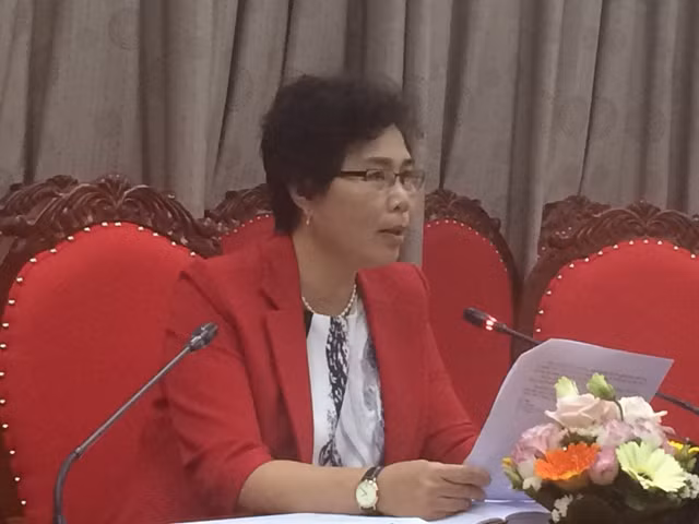 Bà Bùi Thị Minh Nga – Phó phòng Giáo dục Trung học (Sở GD&ĐT Hà Nội)