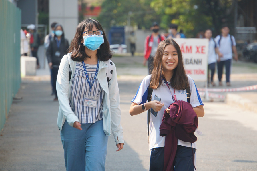 Sinh viên Trường Đại học Y Dược TPHCM. Ảnh: Mạnh Tùng