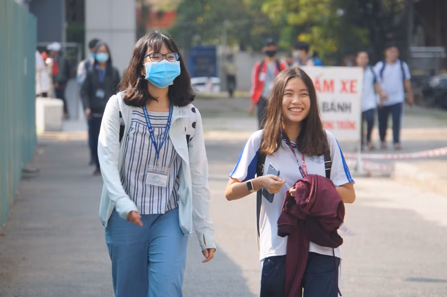 Sinh viên Trường Đại học Y Dược TPHCM. Ảnh: Mạnh Tùng Sinh viên Trường Đại học Y Dược TPHCM. Ảnh: Mạnh Tùng