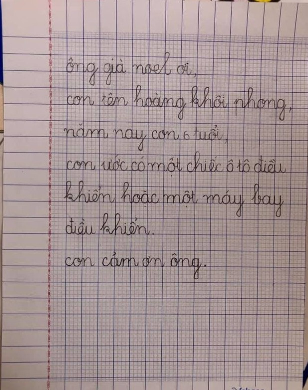 Điều ước của học sinh lớp 1