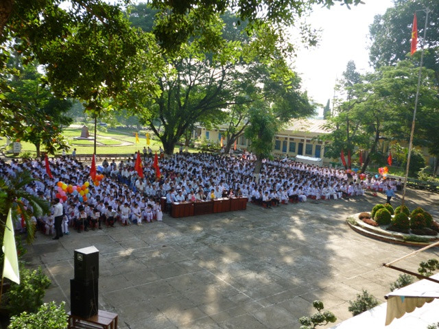 Học sinh Trường THPT Tháp Mười (Đồng Tháp)