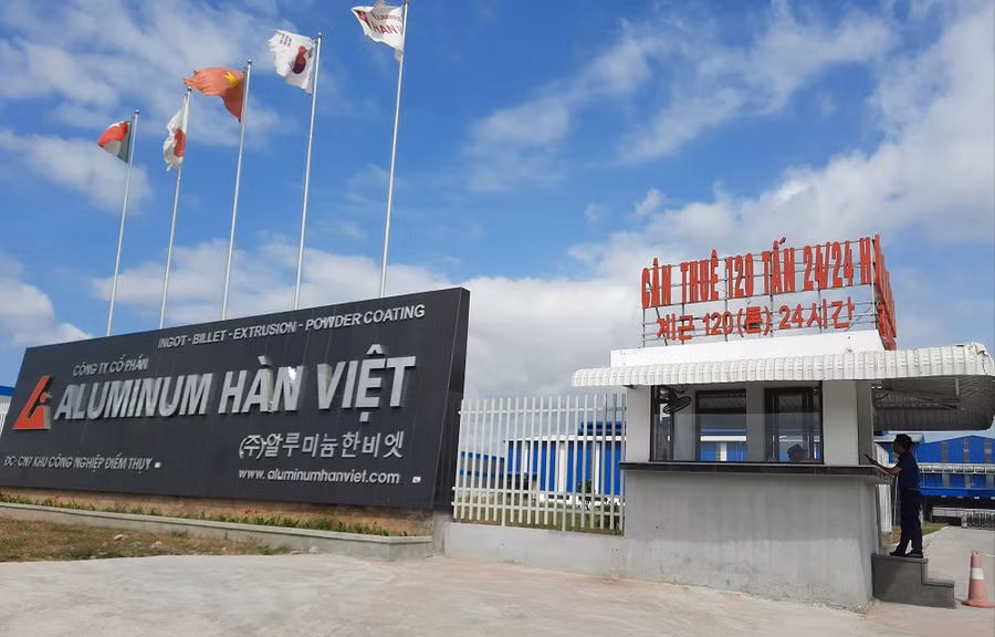Công ty Cổ phần Aluminum Hàn Việt (Khu công nghiệp Điềm Thụy)