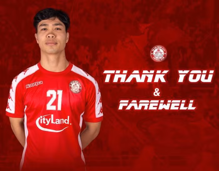 CLB TPHCM chính thức thông báo chia tay Công Phượng.