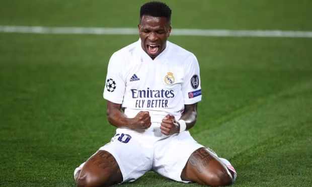 Vinicius tỏa sáng với một cú đúp. Ảnh: Getty.