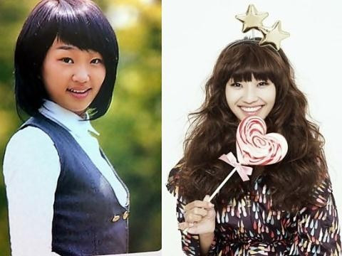 Hyorin của Sistar là cái tên khiến khán giả bất ngờ nhất trong danh sách các ngôi sao dao kéo. Cô sửa mắt nhưng vẻ ngoài không thay đổi nhiều so với trước kia. Nhan sắc của sao Hàn khi chưa phẫu thuật thẩm mỹ