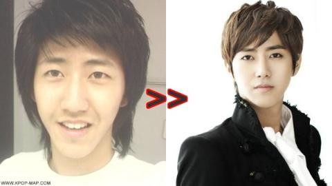 Anh chàng Kai của EXO từng bị cư dân mạng ở Hàn tố phẫu thuật mắt và mũi để có được khuôn mặt đẹp trai như hiện nay. Nhan sắc của sao Hàn khi chưa phẫu thuật thẩm mỹ
