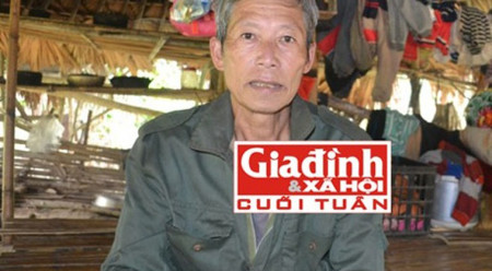 Gã bố tàn ác ném con gái 2 tuổi đến chết ảnh 2 Ông Vi Văn Bách nói về đứa con trai nát rượu.