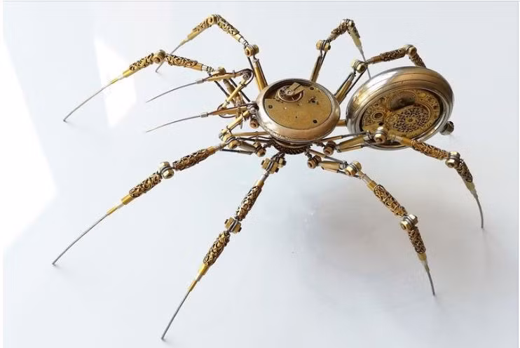 Người đàn ông biến mọi thiết bị cơ khí cổ điển thành... nhện ảnh 3
