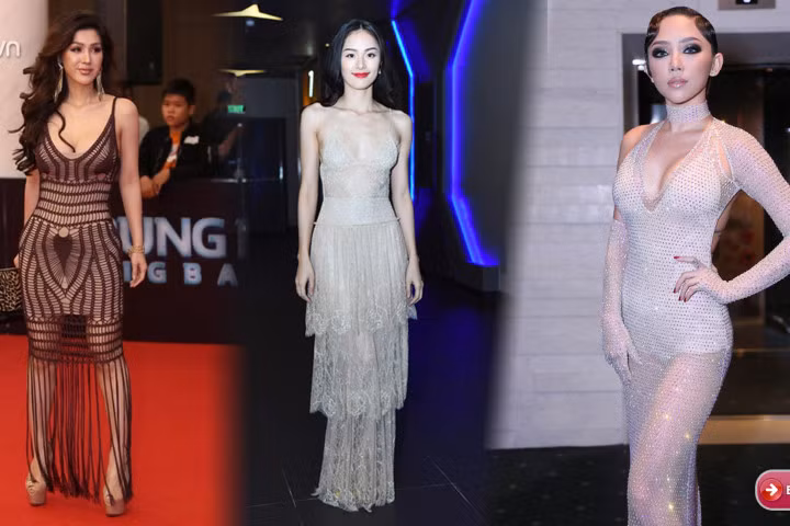 Váy mỏng như sương, sao Việt khiến nhiều người đỏ mặt