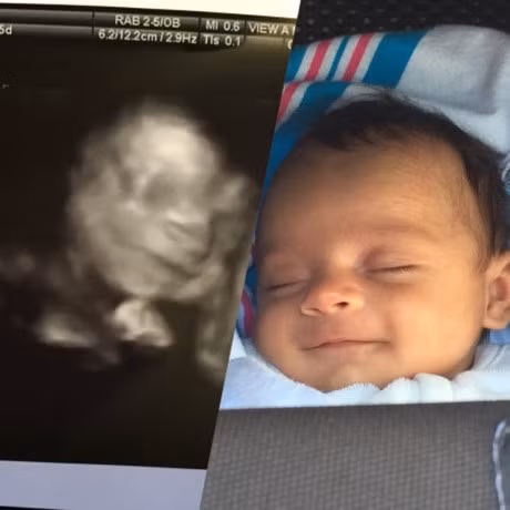 Khi be va anh sieu am cua minh giong nhau den ngo ngang - Anh 11