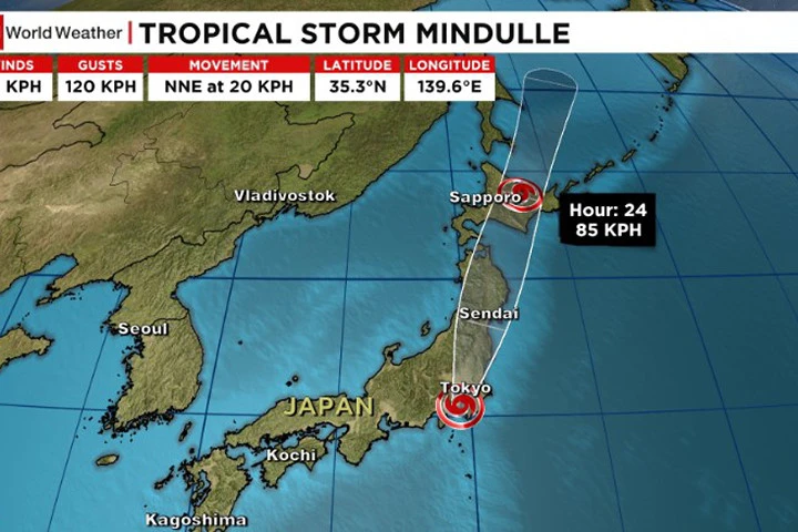 3 cơn bão liên tiếp tấn công Nhật Bản