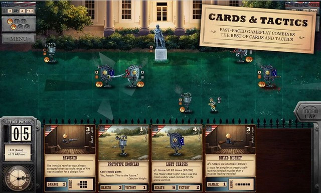 Tổng hợp game mobile hấp dẫn mới ra mắt tuần qua ảnh 3 Ironclad Tactics - Game thẻ bài độc đáo tái hiện lịch sử cuộc nội chiến Mỹ
