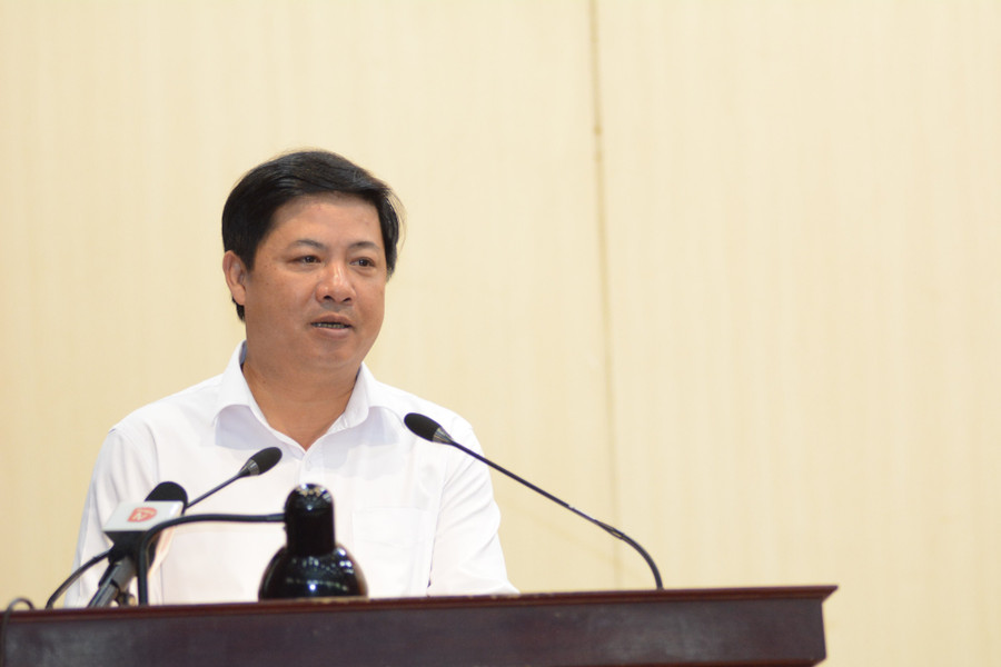 Ông Lương Nguyễn Minh Triết, Phó Bí thư Thường trực Thành ủy, Chủ tịch HĐND TP Đà Nẵng phát biểu tại Hội nghị. Ông Lương Nguyễn Minh Triết, Phó Bí thư Thường trực Thành ủy, Chủ tịch HĐND TP Đà Nẵng phát biểu tại Hội nghị.