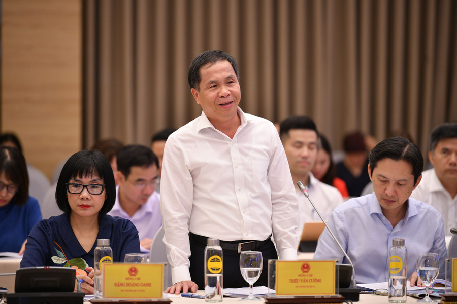 Thứ trưởng Bộ Nội vụ Triệu Văn Cường phát biểu tại Hội nghị. Ảnh: Thế Đại Thứ trưởng Bộ Nội vụ Triệu Văn Cường phát biểu tại Hội nghị. Ảnh: Thế Đại