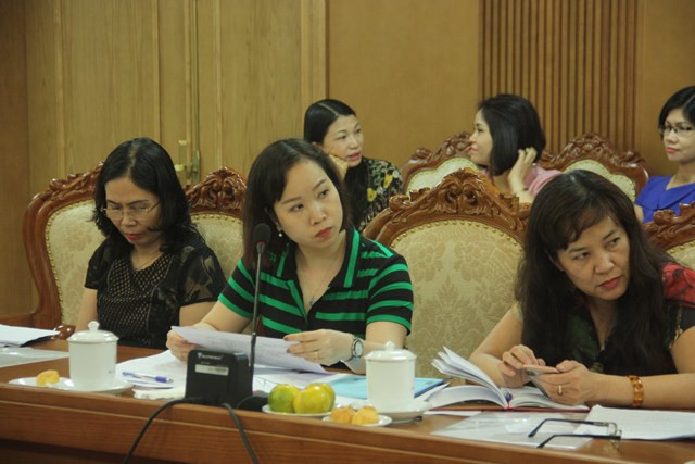 Hội thảo góp ý có sự tham gia của đại diện các trường phổ thông trên địa bàn Hà Nội